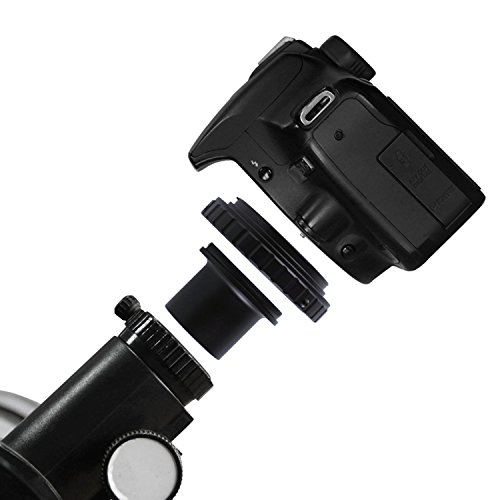 Astromania T-Ring And M42 To 1.25" Telescope Adapter (T-Mount) For All Canon Eos Slr/Dslr Cameras #TOP6