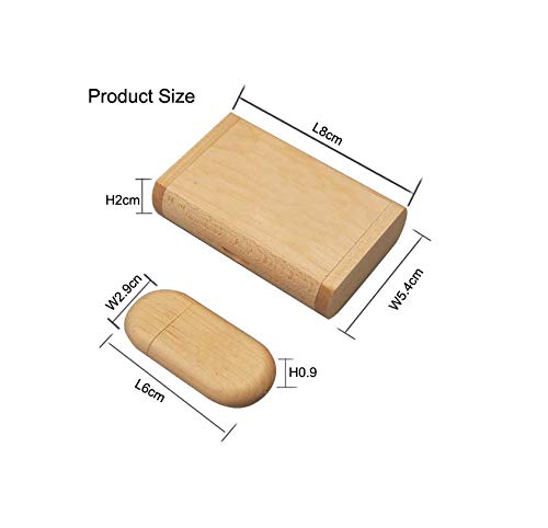 drewniany 128 GB USB 3.0 pendrive pendrive z pudełkiem (128 GB, USB3.0)