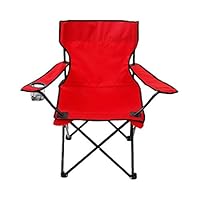 ③Coleman 折りたたみ式アウトドアチェア 赤 コールマン/Coleman 折りたたみ式チェアー(赤) quad chair