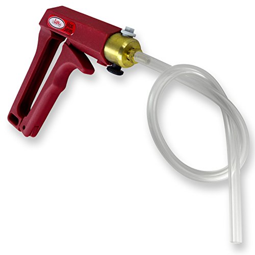 Bomba de vacío LeLuv Red Maxi con mango ergonómico y válvula de liberación - Kit con manguera transparente miniatura 1