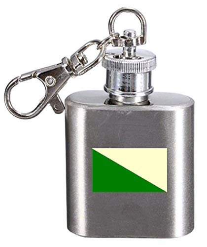 Flasque porte-clés gravée drapeau du Pérou pour les sorties - 2