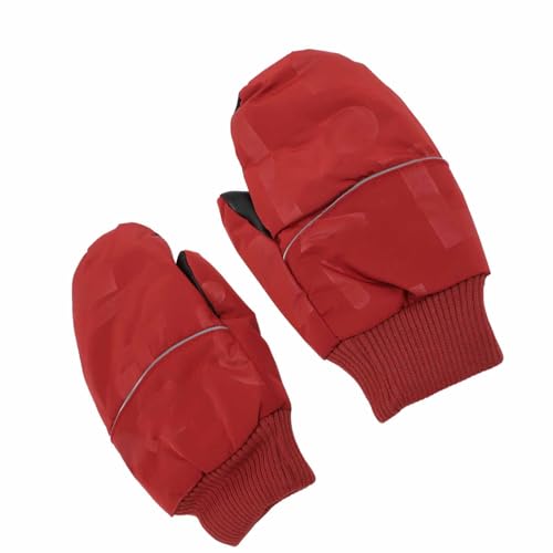 Luvas de Neve Quentes, Luvas Respiráveis, Versáteis, Confortáveis, à Prova d'água, Alça de Pulso Aj