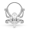 YF-03 Masque intégral avec bandeau réglable, coussin universel en silicone, compatible avec la machine CPAP et BiPAP Thérapie de l'apnée du sommeil
