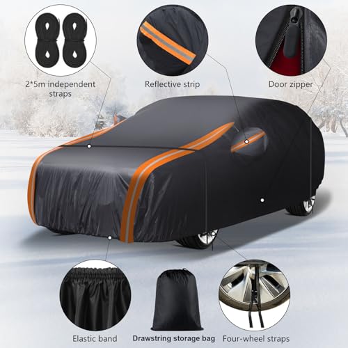 Image of 8 Layers Car Cover Custom Fit Lexus NX 250 300 350 400 450, Nissan Rogue 2008-2026, Mazda CX-50, Waterproof All Weather for Automobiles, Outdoor Full SUV Car Cover Rain Sun UV Protection