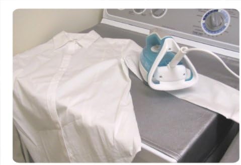 Miniatura 6 de Viziflex - Alfombrilla de planchar portátil con imanes, resistente al calor, funciona sobre cualquier superficie plana segura. Mide 36 x 20.5