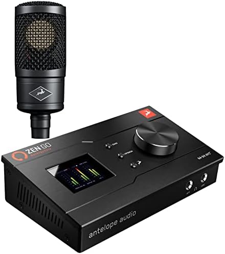 Antelope Audio Zen Go Synergy Core 4x8 Bus-Powered USB-C Audio Interface with Edge Solo Mic, Bitwig 16 Track DAW and 37 FX included