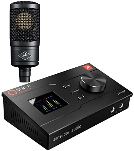 Antelope Audio Zen Go Synergy Core 4X8 Bus-Powered Usb-C Audio Interface With Edge Solo Mic, Bitwig 16 Track Daw And 37 Fx Included #TOP18
