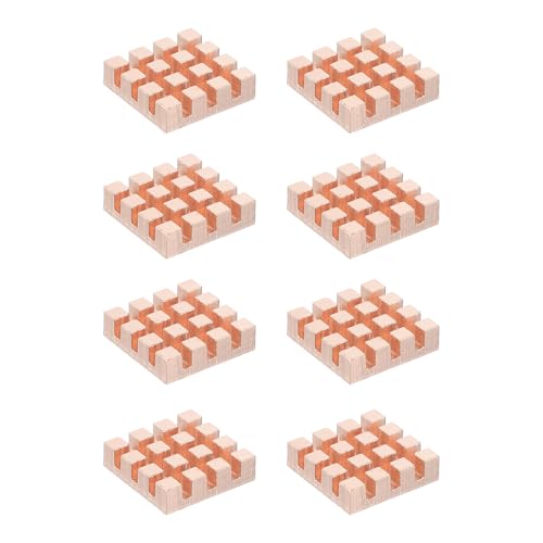 Dissipateur thermique cuivre 15x15x4mm radiateur refroidisseur CPU transistor puissance FET IC
