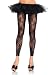 Leg Avenue Women's Floral Lace Footless Tights