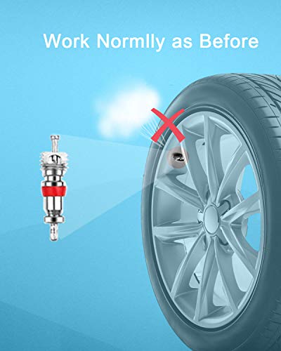 Image of Riseuvo 100Pcs Schrader Valve Cores - Premium Tire Valve Stem Core Replacement for Automotive, RV, ATV, Motorcycles, Bicycles and Air Conditioning Systems, Universal Fit (Pack of 2)