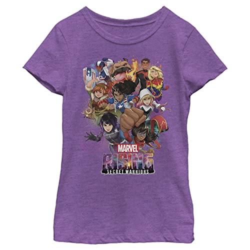 Marvel Girl's Secret Warrior Stack Up T-Shirt