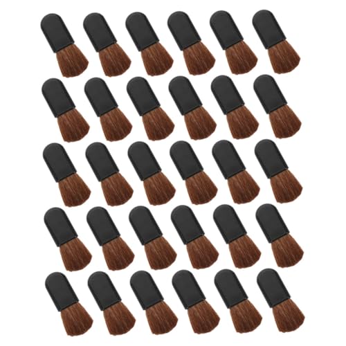 Outanaya Cosmetic Brush Foundation Applicator 30pcs Mini Blush Brush Soft Handle Set for Daily Routine Travel