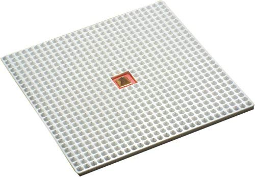 Jiten Original And Genuine Energy 9X9 Plate Of Pyramid By Rajaurya Enterprises (For Use In Shop, Home And Office To Enhance Energy All Around) - White