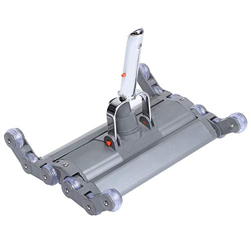 Junluck Cabeça de sucção para piscina de liga de alumínio de 35,5 cm, aspirador de pó multifuncional