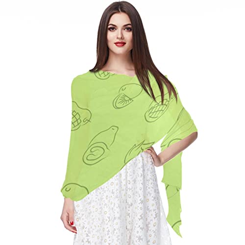 Châle et écharpe roses motif fleurs de cerisier Multicolore