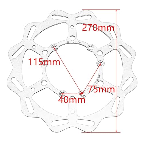 Disques de frein enduro 240 260 270 mm pour entretien CRF - 5