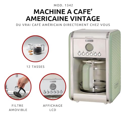 Cafetière à filtre vintage ARIETE 1342BEIGE - vue 7