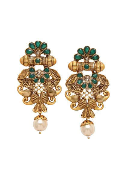 See full amazon price history chart for PANASH Stylish Alloy Metal Earring Traditional Gold Plated Drop Earrings for Women and Girl/Gift for Women PANASH Stylish Alloy Metal Earring Traditional Gold Plated Drop Earrings for Women and Girl/Gift for Women (B0BRY9234R) Amazon Price History, Amazon Price Tracker