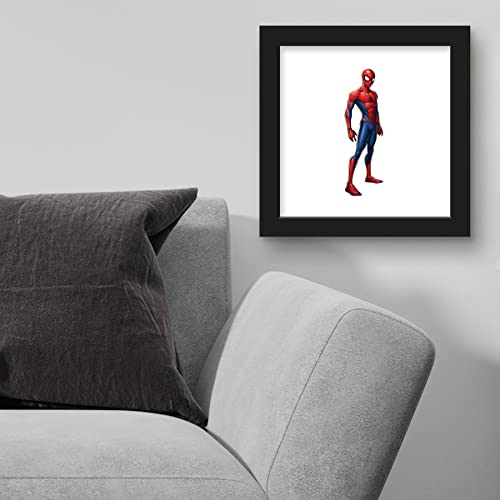 Poster Spider-Man Marvel Comics cadeau idéal anniversaire fan de super-héros encadré - 4