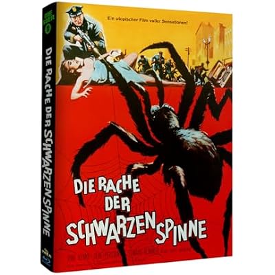 Die Rache der schwarzen Spinne - Mediabook - Cover A - PHANTASTISCHE FILMKLASSIKER FOLGE NR. 34