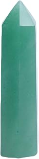 lleno de textura 1 pieza de piedra de cuarzo Jade verde de orina Natural, columna de cristal Hexagonal, decoración for el hogar y la Oficina, manualidades, regalo ( Color : Urine , Size : 1.97-2.36in