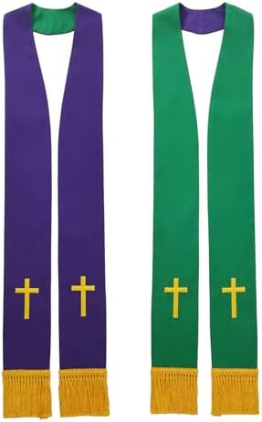 BLESSUME Church Clergy Pastor Reversible Stole