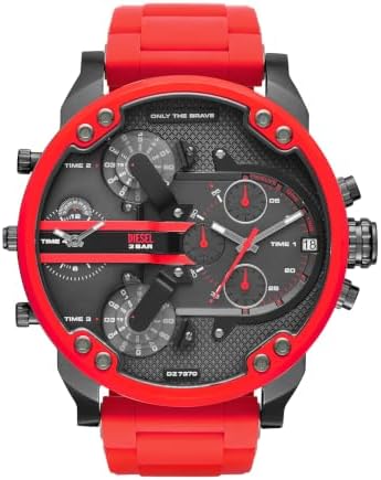 Diesel Men's Mr. Daddy Chronograph, 57 mm Case Size, Stainless Steel Watch