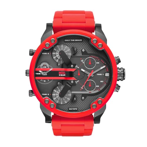 Image of Diesel Mr. Daddy Watch for Men, Quartz Multifunctional Movement with Stainless Steel Strap