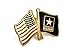USA/US Army Flags Lapel Pin