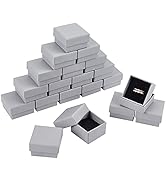 20 Pack Rectangle Kraft Jewelry Box 1.96x3.11x1.06 Inches Marble White Cardboard Jewelry Gift Boxes Valentine S Day Anniversaries Weddings Birthdays - View #7