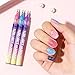 12 Colors Fine Tip Nail Art Pens Set, Nail Art Pens tools,0.5mm Nail Design Markers for DIY Painting & Dotting, Quick-Dry Gel Nail Polish Pens for Beginners and Home Salon Use. (12 Colors)