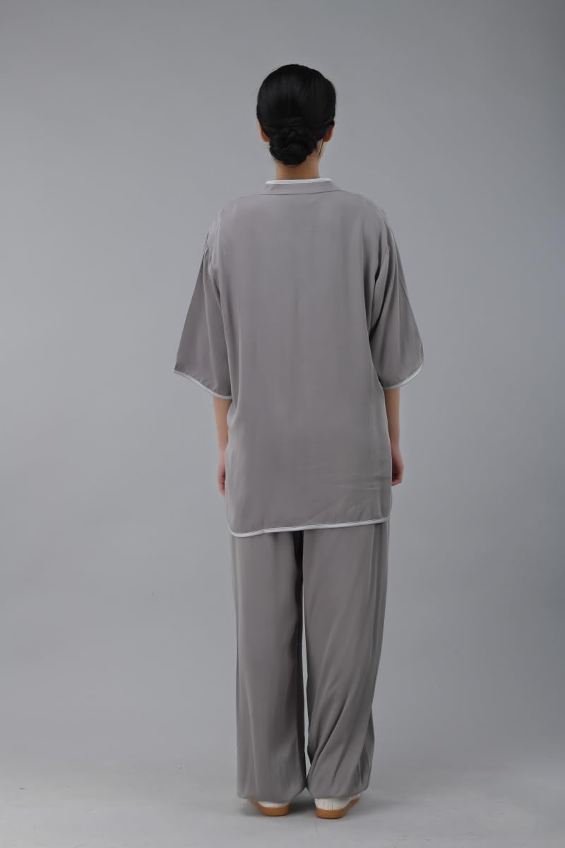 HEARTTOUCH Unisex Tai Chi Uniform Cotton Kung Fu Clothing Qi Gong Martial Arts Wing Chun Shaolin Training Cloths