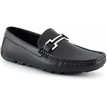 Amali Slip-On Loafer Matching Color Bit، Comfortable Driving Moccasins أحذية للرجال