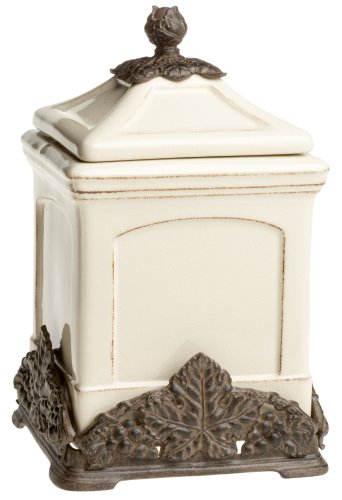 Arthur Court Grape Tuscan 11-Inch Canister