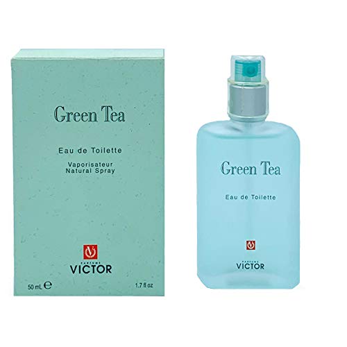Victor Green Tea Eau de Toilette - Perfume para hombre, 50 ml
