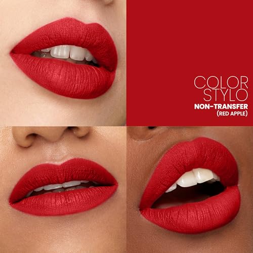Image of Seven Seas Color Stylo NonTransfer Matte Lipstick | Matte Finish Lip Crayon | Waterproof | Long Lasting | Lasts Up to 24 hours (Red Apple)