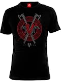 VIKINGS Axe & Raven Männer T-Shirt schwarz XL 100% Baumwolle Fan-Merch, TV-Serien, Wikinger