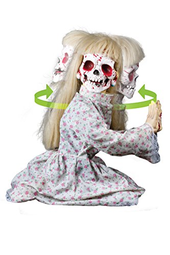 Morbid Enterprises Kneeling Geist Girl, Blonde/White/Red/Pink, One Size