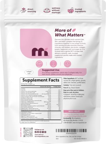 Micro Ingredients Hair Skin & Nails Complex