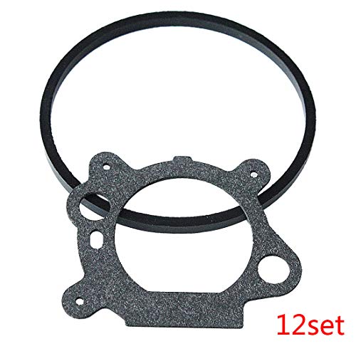 Aumel Float Bowl Gasket Air Cleaner Mount Gasket Kit 12Pcs For B S 693981 799871 799866 790845 272653 272653S #TOP1