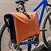 Colaxi Waterproof Bike Pannier,Bicycles Rear Rack Bag,PVC Backseat Storage Pouch for Cycling Cargo Touring Commute Traveling, Orange