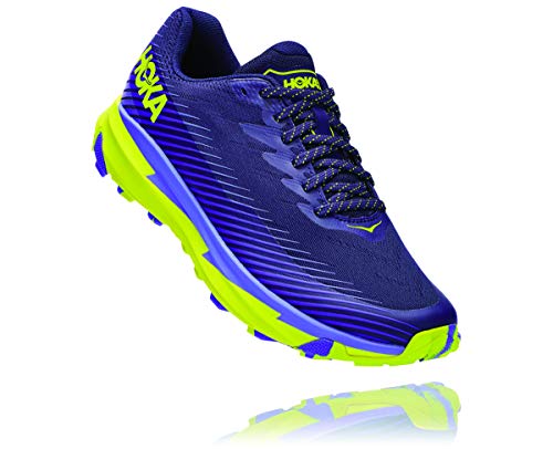 HOKA Torrent 2 - Scarpe da corsa da uomo, (viola/verde), 44 2/3 EU