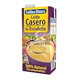 Gallina Blanca - Caldo Casero de Escudella 100% Natural, 1000 Mililitros