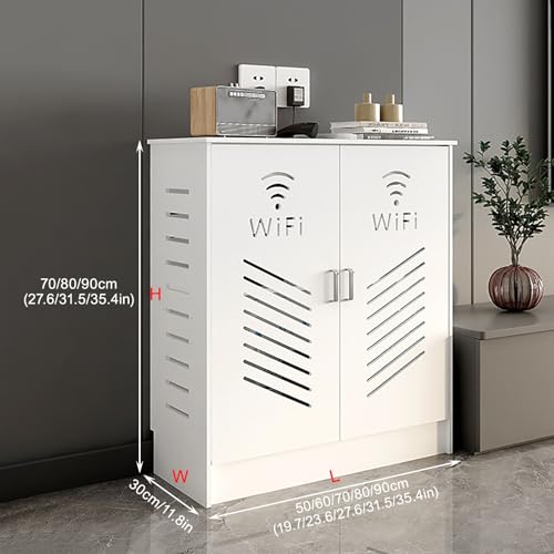 Solution moderne de rangement pour routeur Wi-Fi et câbles - 3