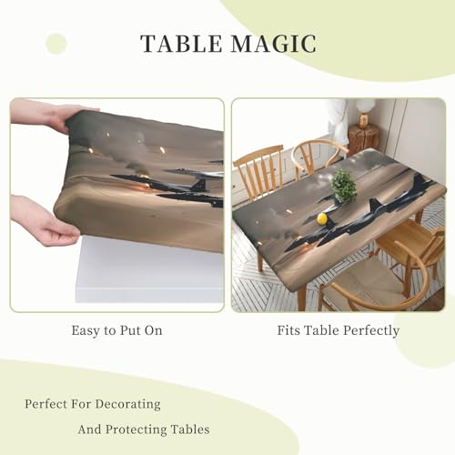 Nappe lavable rectangulaire pour supprimer les taches sur table