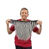 Zagone Studios Men's One Size Faux Fur Silver Costume Collar