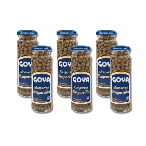 Alcaparras | Alcaparras Nonpareilles - Pack De 6 Frascos De Cristal De 114g 71g Escurrido - Alcaparras De Selección Especial Para Ensaladas, Pescados, Salsas Y Tapas - Sabor Gourmet Natural - Nexu