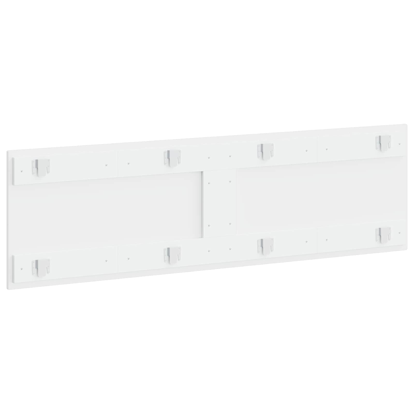 Tête de lit murale blanche 180 cm bois ingénierie