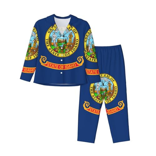Pyjama Idaho manches longues ensemble de nuit idéal pour soirées cocooning