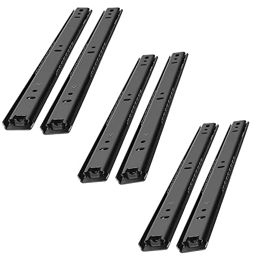 Guías para cajones de 10 a 20 pulgadas XJBTBA: herrajes telescópicos para gabinetes